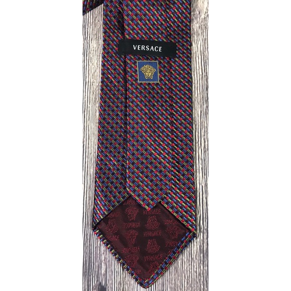Versace Men’s 100% Silk Necktie Tie - Picture 2 of 4
